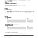 34 Louisiana Court Forms And Templates Free To Download In PDF