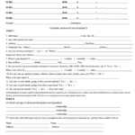 Affadavit Of Indigency Parent Attorney Form Printable Pdf Download