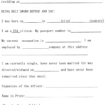 Affidavit Of Single Status Complete Legal Document Online US Legal