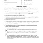 Download Free Denton County Texas Small Estate Affidavit Form Form
