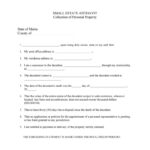 Download Free Maine Small Estate Affidavit Form Form Download