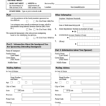 Fillable Form I 864ez Affidavit Of Support Under Section 213a Of The