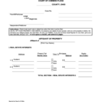 Fillable Uniform Domestic Relations Form Affidavit 2 Affidavit Of