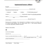 FL Supplemental Fasteners Affidavit Brevard County Complete Legal