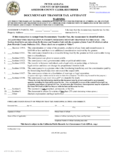 Form ACR521 Download Fillable PDF Or Fill Online Documentary Transfer