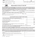 Form Ct 1041 Ext Application For Extension Of Time To File