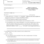 Form DIV603 Download Fillable PDF Or Fill Online Affidavit In Support