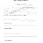 FREE 11 Sample Affidavit Of Support Forms In PDF MS Word