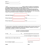 Free New York Self Proving Affidavit Form Word PDF EForms