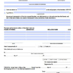 Free Virginia Affidavit Of Heirship Real Estate Form PDF Word
