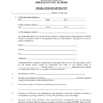 IL Small Estate Affidavit Dekalb County 2015 Complete Legal