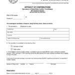 MN Affidavit Of Contributions 2014 Fill And Sign Printable Template