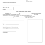 New York Affidavit Doc Template PdfFiller