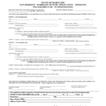 Non Resident Marriage License Or Certificate Application Form