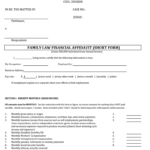 Pasco County Financial Affidavit Short Form Fill And Sign Printable