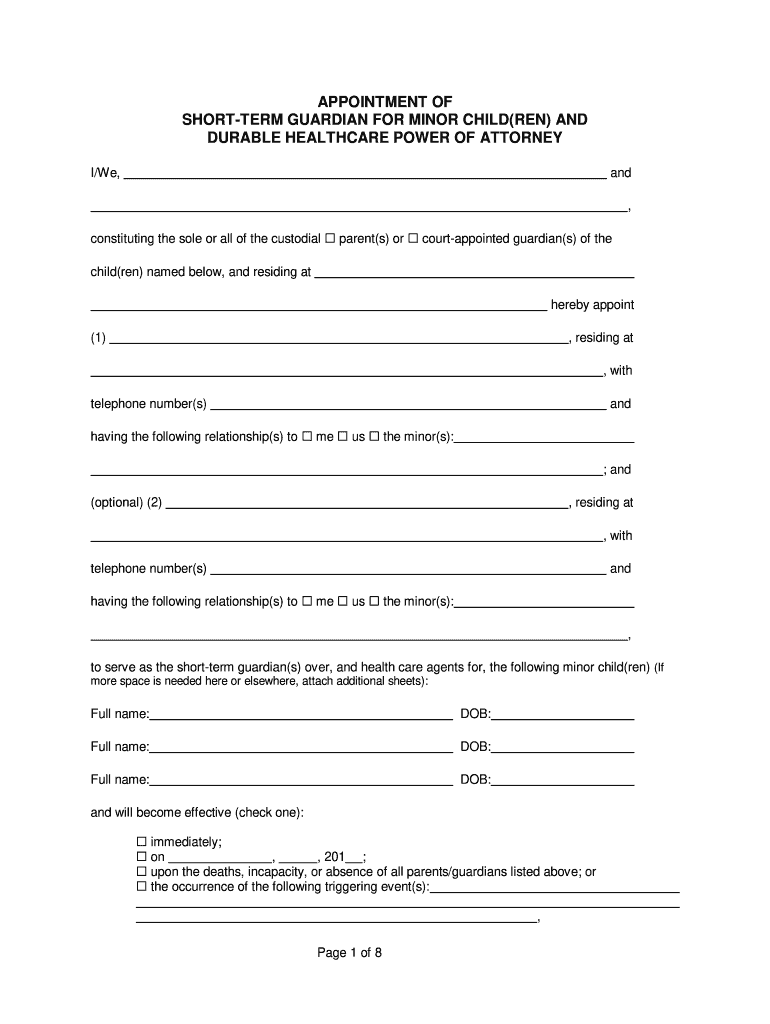 Power Of Attorney Texas Fill Online Printable Fillable Blank 