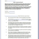 Small Estate Affidavit California Probate Code 13100 Form Resume