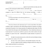 Texas Of Waiver Interest In Fill Online Printable Fillable Blank