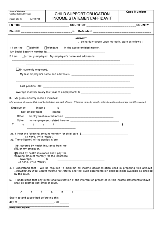 35 Alabama Court Forms And Templates Free To Download In PDF