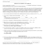 46 Affidavit Of Common Law Marriage Texas Page 3 Free To Edit