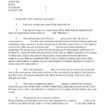 Affidavit For Deed In Lieu Of Foreclosure Download Fillable PDF