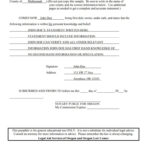 Affidavit Form Template Free Word Templates