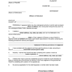 Affidavit Of Defendant Spouse In Support Of Motion To Amend Or Strike