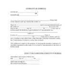 Affidavit Of Domicile Form Wells Fargo Edit Fill Sign Online