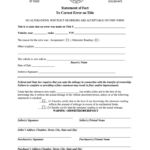 Affidavit Of Fact Fill Out And Sign Printable PDF Template SignNow