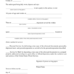 Affidavit Of Service New York Fill Out And Sign Printable PDF
