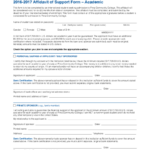 Affidavit Of Support Form Academic Edit Fill Sign Online Handypdf