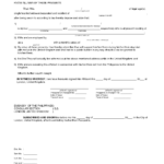 Affidavit Of Support Sample Free Printable Documents