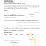 Affidavit Of Support Sample Free Printable Documents