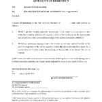 Canada Notary Form Fillable Affidavit Of Support Sample For Student