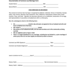 Common Law Marriage Texas Form Fill Online Printable Fillable