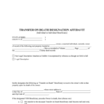 Fill Edit And Print Transfer On Death Designation Affidavit TOD From
