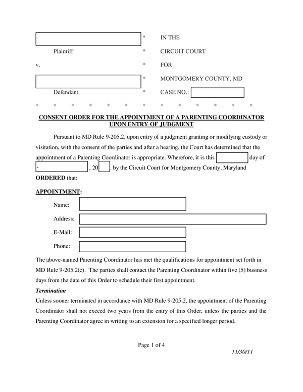 Fill Free Fillable Forms Montgomery County Maryland