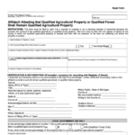 Fillable Form 3676 Affidavit Attesting That Qualified Agricultural