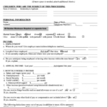 Fillable Form Pc 003 Child Protection Financial Affidavit 2009