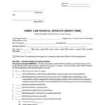 Financial Affidavit Florida Fill Online Printable Fillable Blank