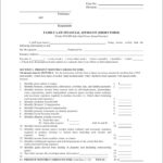 Florida Divorce Forms Financial Affidavit Form Resume Examples