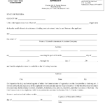 Form FDACS 06101 Download Fillable PDF Or Fill Online Affidavit Florida