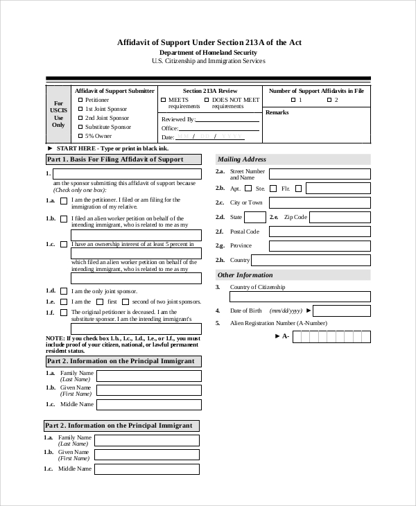 nvc-affidavit-of-support-form-i-864a-2022-printableaffidavitform