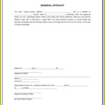 Free Affidavit Of Non Prosecution Form California Form Resume