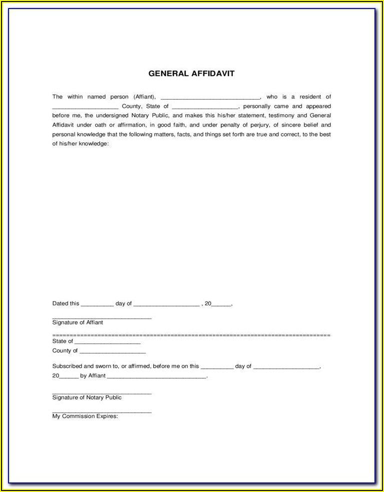 Free Affidavit Of Non Prosecution Form California Form Resume 