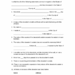Free Alabama Small Estate Affidavit Form Word PDF EForms