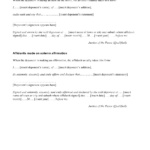 Queensland Australia Affidavits Download Printable PDF Templateroller