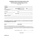 Temporary Permit Fill Out And Sign Printable PDF Template SignNow