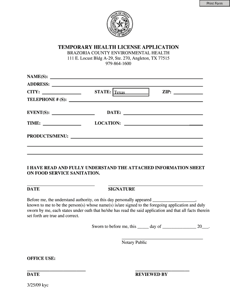 Temporary Permit Fill Out And Sign Printable PDF Template SignNow