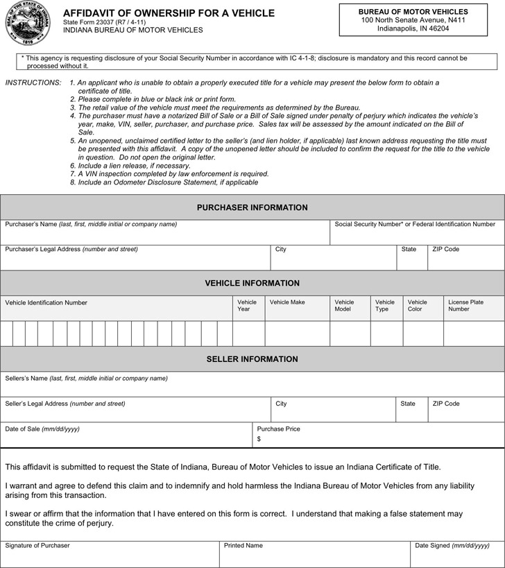 1 Indiana Child Custody Form Free Download